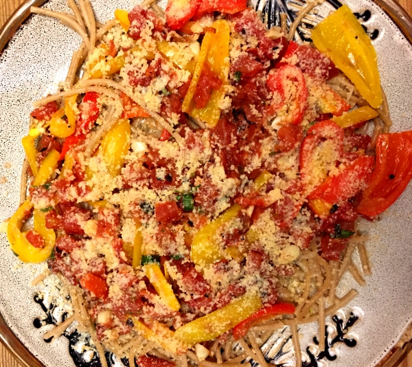 Multi-pepper pasta