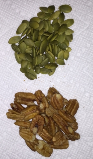 pecans and seeds